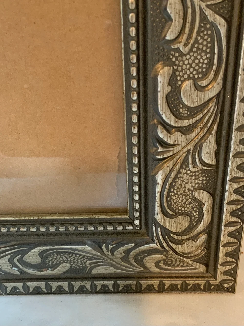 Decorative Ornate Picture Frame in Gold and Black
